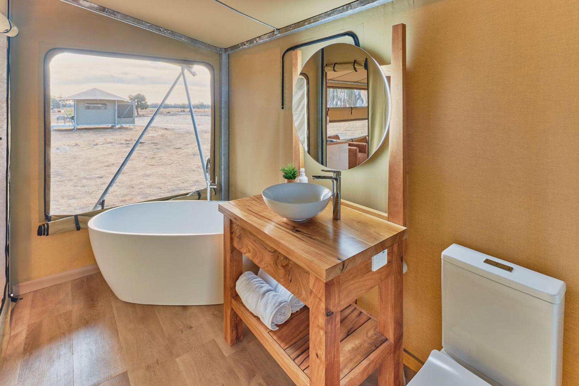 Willow Wood Glamping Retreat Broadwater Buitenkant foto